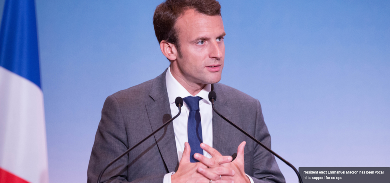 프랑스 대통령 에마뉘엘 마크롱 협동조합∙사회적경제 지원을 약속하다